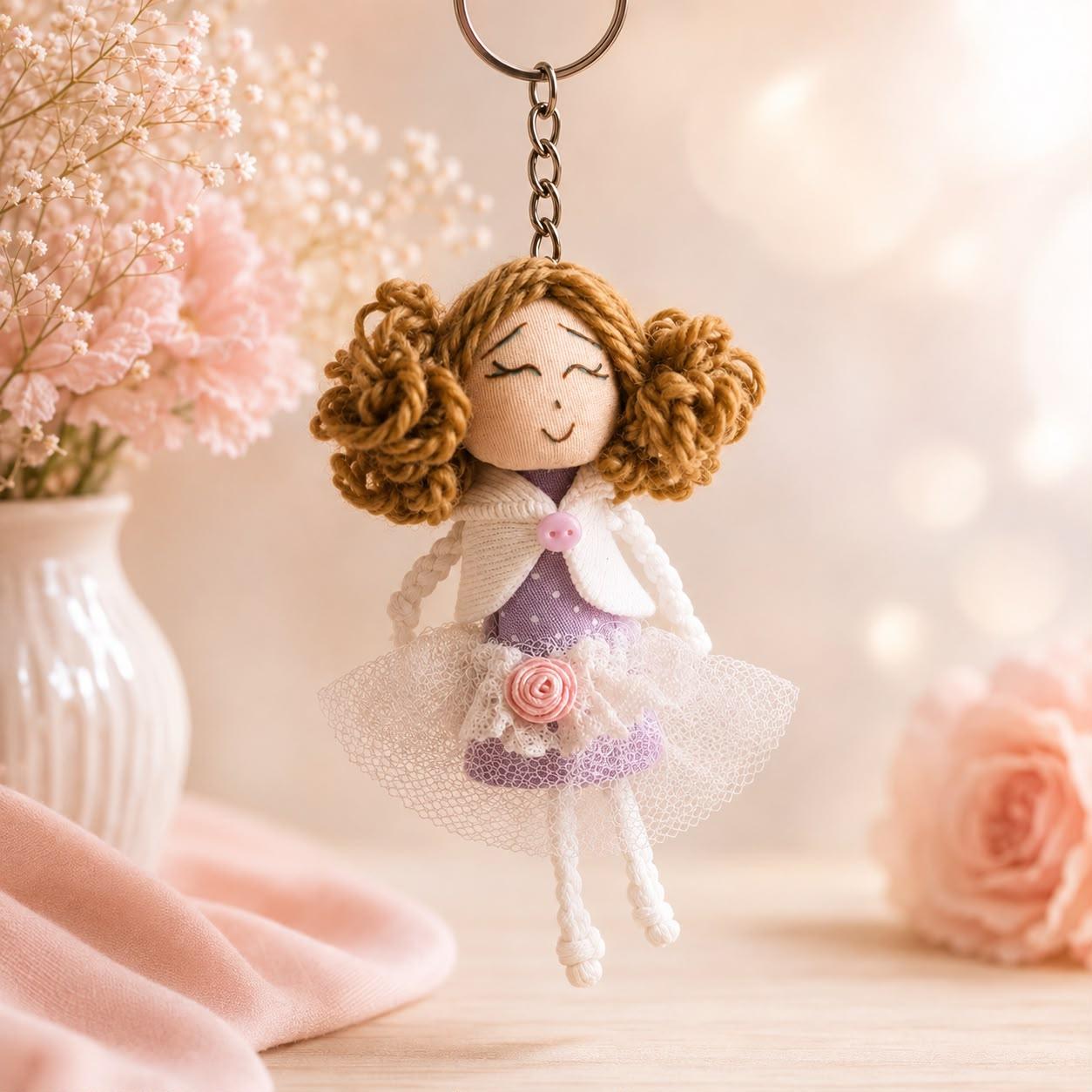 Boneca artesanal Chaveirinhos — foto 9